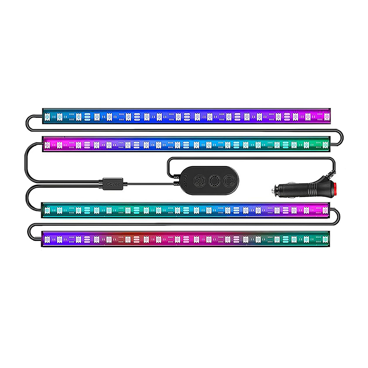 پنل روشنایی هوشمند خودرو گووی مدل Govee RGBIC Interior Car Lights H7090