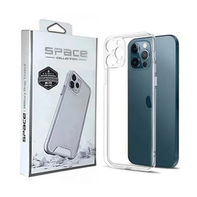 قاب گوشی اپل iPhone 13 Pro Max مدل اسپیس ژله ای محافظ لنز دار