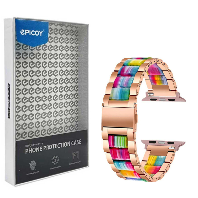 بند اپل واچ 42-44-45-49 میلی متری اپیکوی مدل Cartier Opal