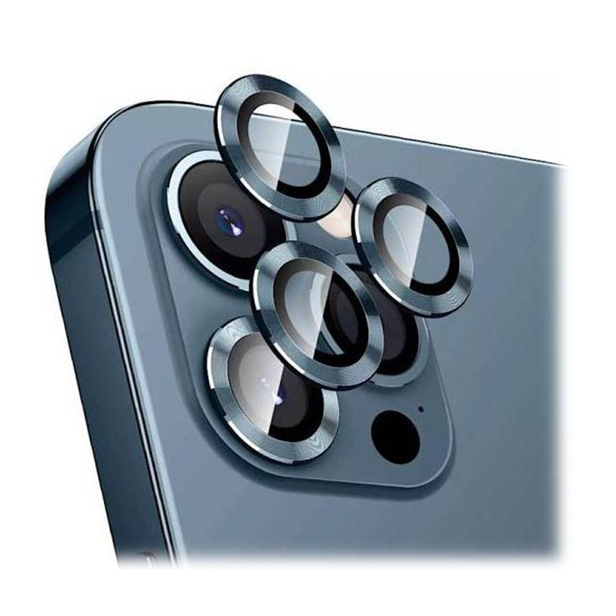 محافظ لنز دوربین گوشی اپل iPhone 15 Pro Max مدل رینگی