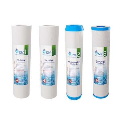 فیلتر تصفیه آب خانگی اس اس وی مدل Plus بسته 4 عددی فیلتر تصفیه آب خانگی اس اس وی مدل Plus بسته 4 عددی