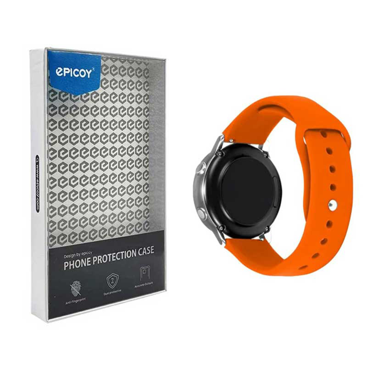 بند ساعت هوشمند سامسونگ Galaxy Watch 20mm اپیکوی مدل SiliconBand-small-image