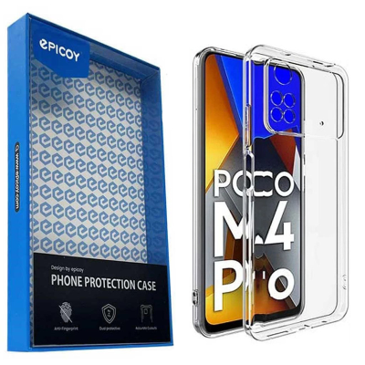 کاور گوشی شیائومی Poco M4 Pro 4G اپیکوی مدل Transparent Clear