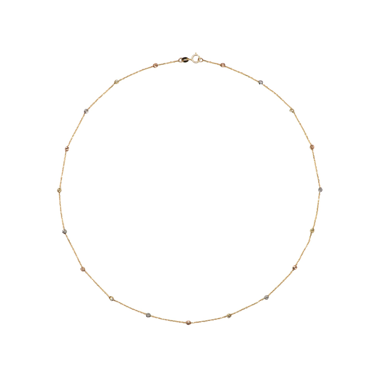 گردنبند طلا زنانه طرح البرنادو قو طلایی کد N007221 گردنبند طلا زنانه طرح البرنادو قو طلایی کد N007221