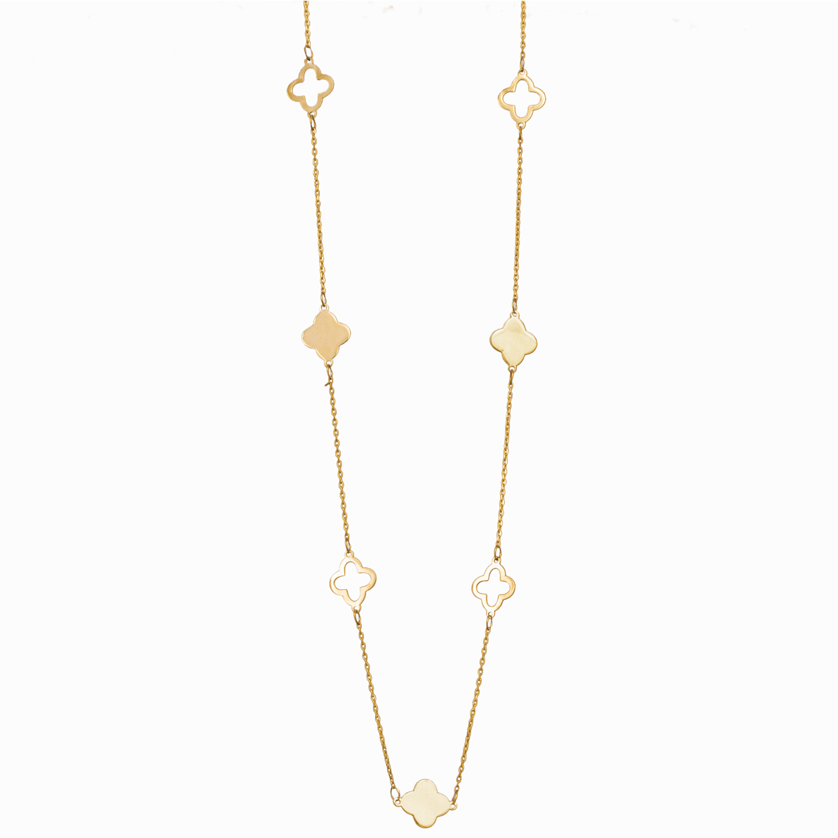 گردنبند طلا زنانه طرح ونکلیف مینیمال قو طلایی کد N051798 گردنبند طلا زنانه طرح ونکلیف مینیمال قو طلایی کد N051798