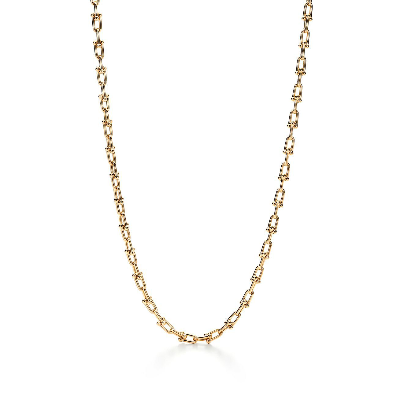 زنجیر طلا زنانه طرح تیفانی قو طلایی مدل سایز متوسط