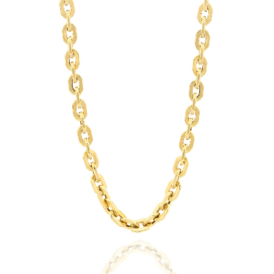 زنجیر طلا زنانه طرح هرمس قو طلایی