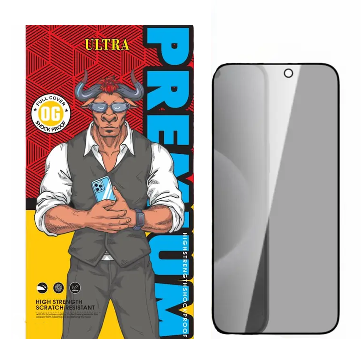 گلس گوشی اپل iPhone 16 اولترا مدل Privacy گلس گوشی اپل iPhone 16 اولترا مدل Privacy