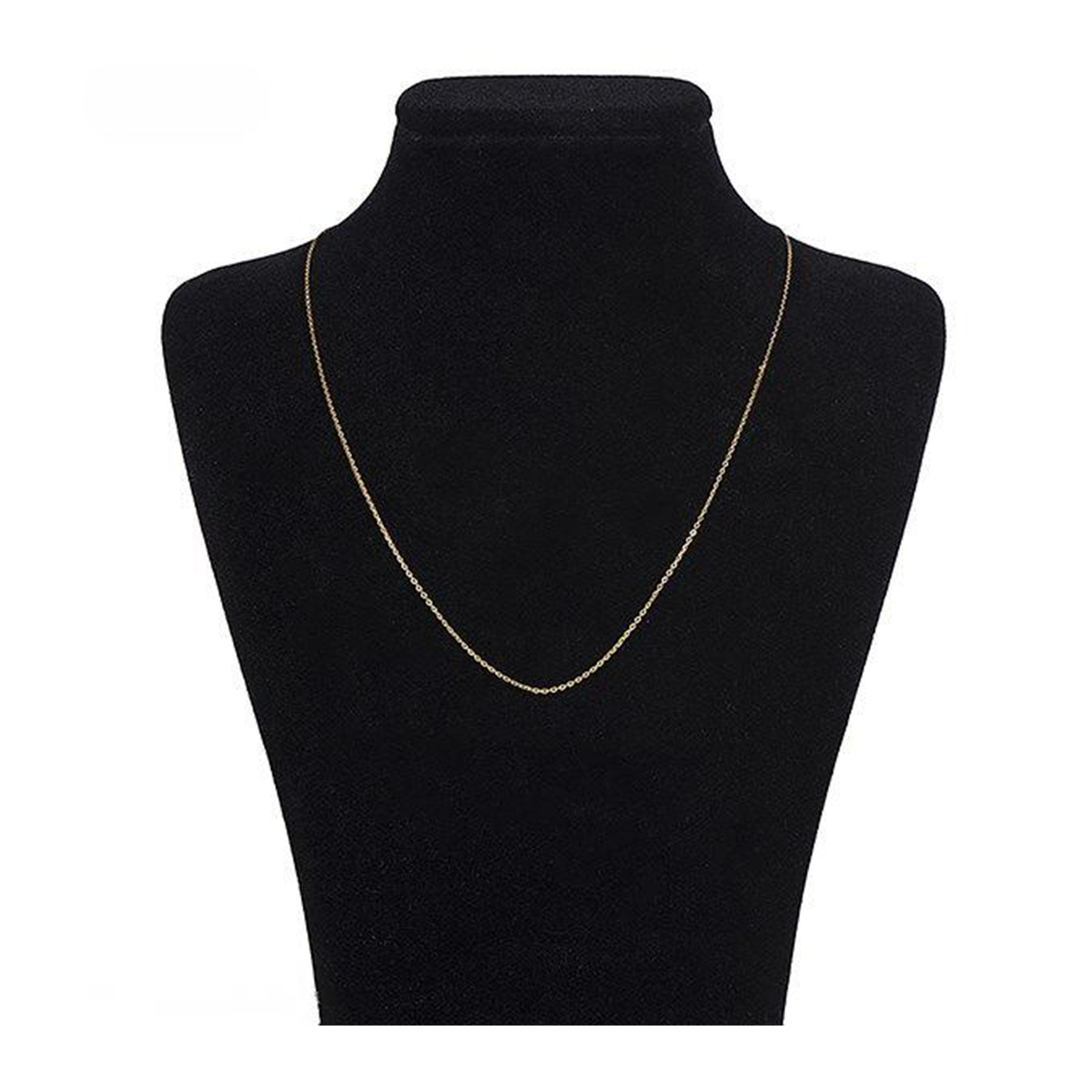 زنجیر طلا زنانه طرح فلامینگو ساده قو طلایی کد C054434