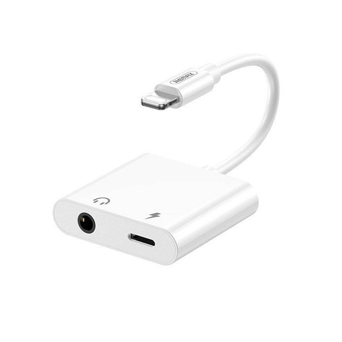 مبدل لایتنینگ به AUX - لایتنینگ ریمکس مدل LA12 مبدل لایتنینگ به AUX/ لایتنینگ ریمکس مدل LA12