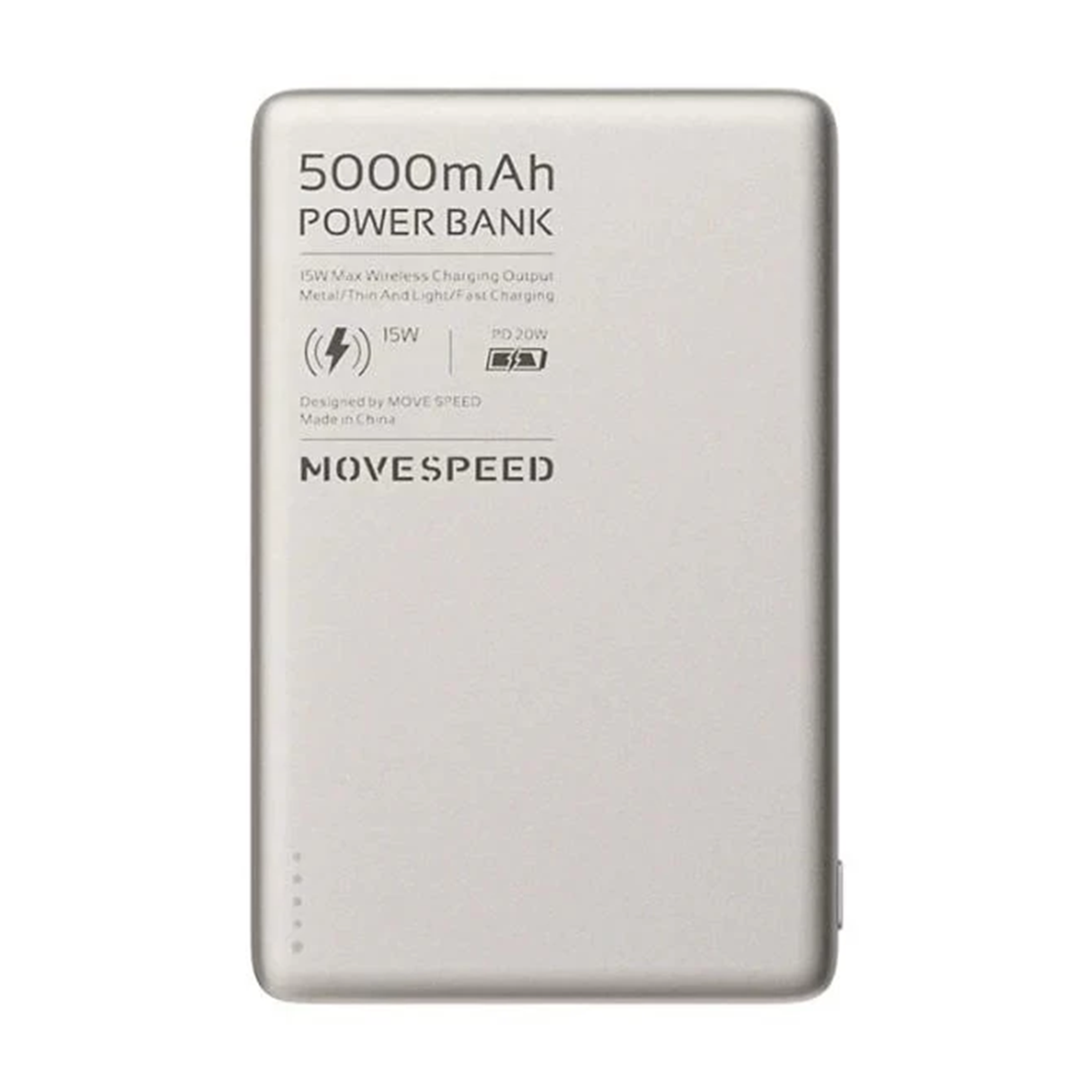 پاوربانک موو اسپید مدل s05 ظرفیت 5000 میلی آمپر ساعت