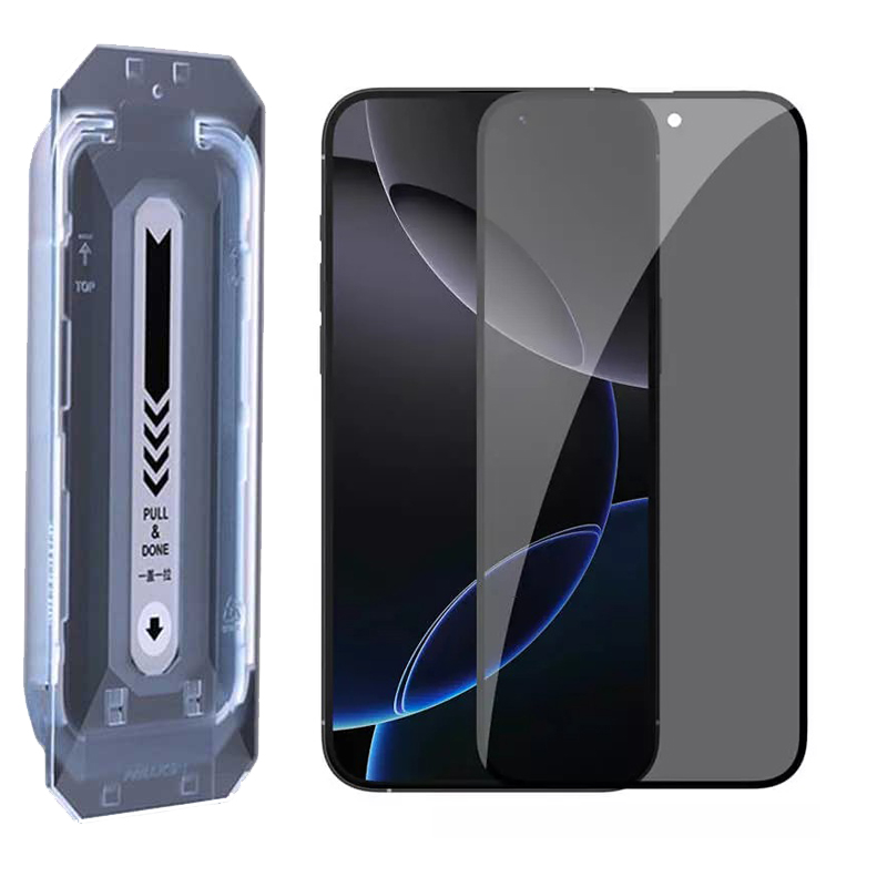 گلس حریم شخصی گوشی اپل iPhone 16 Pro Max نیلکین مدل Guardian Privacy