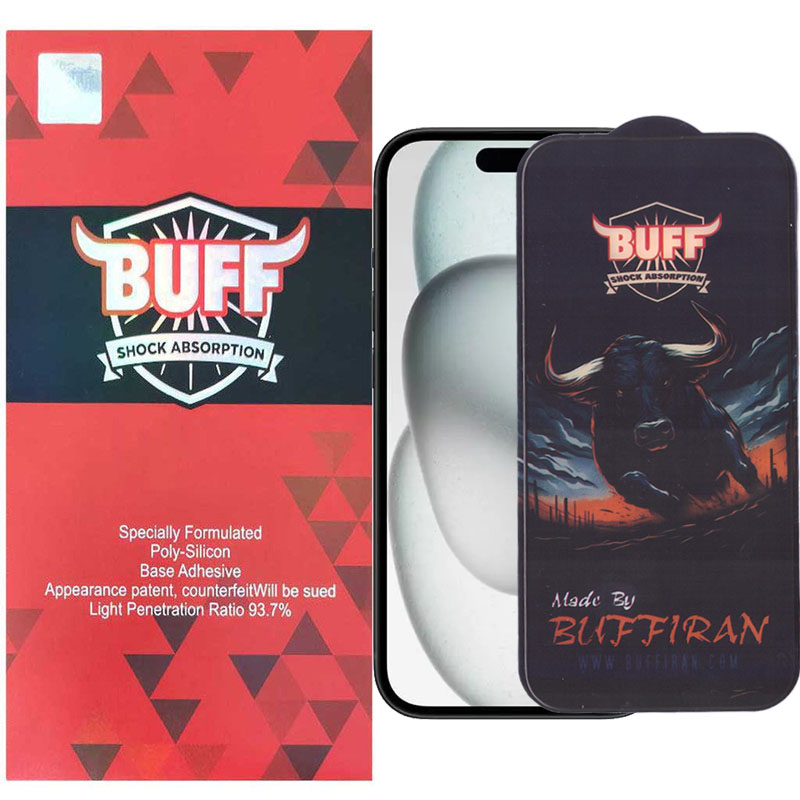 گلس گوشی اپل iPhone 16 Pro بوف مدل BullRun Buffer