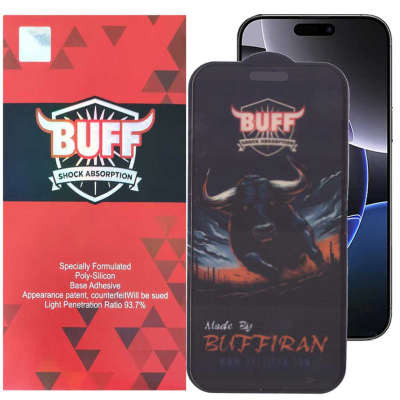 گلس گوشی اپل iPhone 16 Pro Max مات بوف مدل BullRun Matte Pro