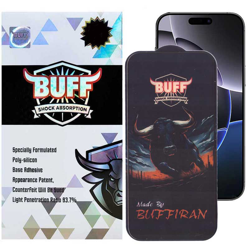 گلس گوشی اپل iPhone 16 Pro Max بوف مدل BullRun Crystal Pro-G