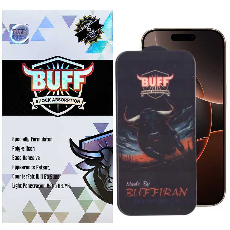 گلس گوشی اپل iPhone 16 Pro بوف مدل BullRun Crystal Pro-G