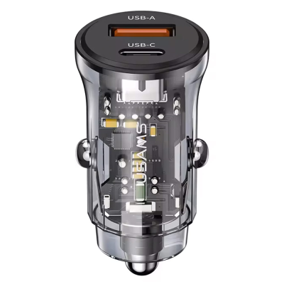 شارژر فندکی 30 وات یوسمز مدل CC164 شارژر فندکی 30 وات یوسمز مدل CC164