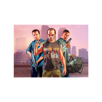 متال پوستر گیمینگ طرح GTA کد PCD-MB1146