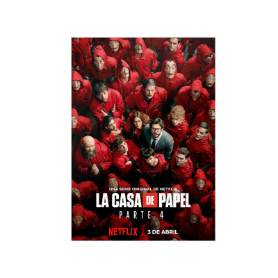 متال پوستر سریال طرح Money Heist کد PCD-MB1091