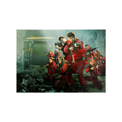 متال پوستر سریال طرح Money Heist کد PCD-MB1094