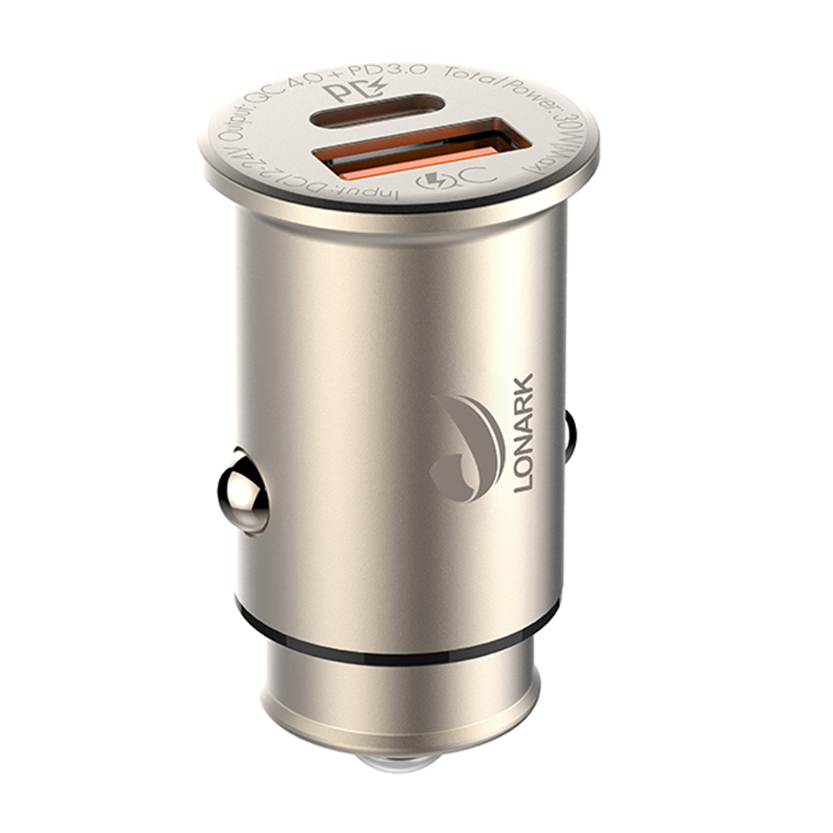 شارژر فندکی لونارک 30 وات مدل LC48 شارژر فندکی لونارک 30 وات مدل LC48