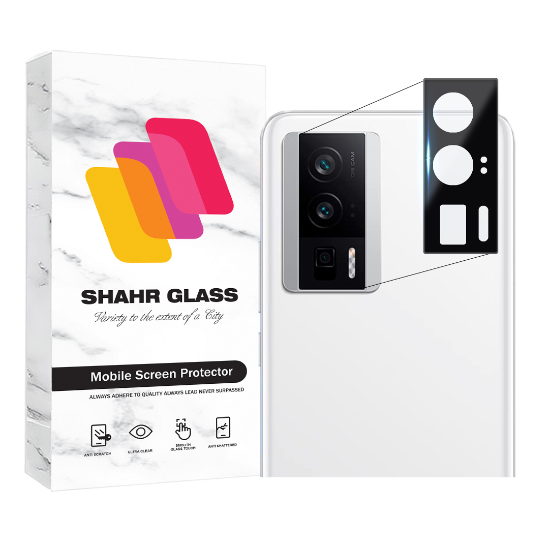 محافظ لنز دوربین فول شهر گلس مدل LENSFSH مناسب برای گوشی موبایل شیائومی Poco F5 Pro - Redmi K60 - Redmi K60E - Redmi K60 Pro