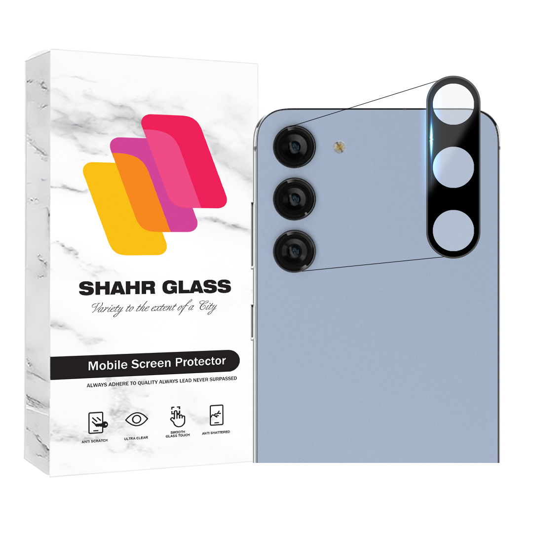 محافظ لنز دوربین فول شهر گلس مدل LENSFSH مناسب برای گوشی موبایل سامسونگ Galaxy S23 FE 5G محافظ لنز دوربین فول شهر گلس مدل LENSFSH مناسب برای گوشی موبایل سامسونگ Galaxy S23 FE 5G