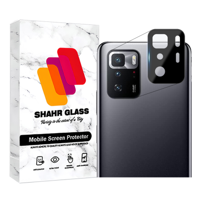 محافظ لنز دوربین گوشی شیائومی Poco X3 GT فول شهر گلس مدل LENSFSH