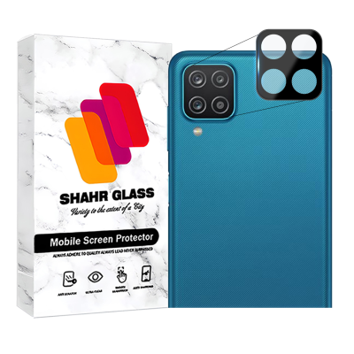 محافظ لنز دوربین گوشی سامسونگ Galaxy A12 - A12 Nacho - M12 - F12 فول شهر گلس مدل LENSFSH