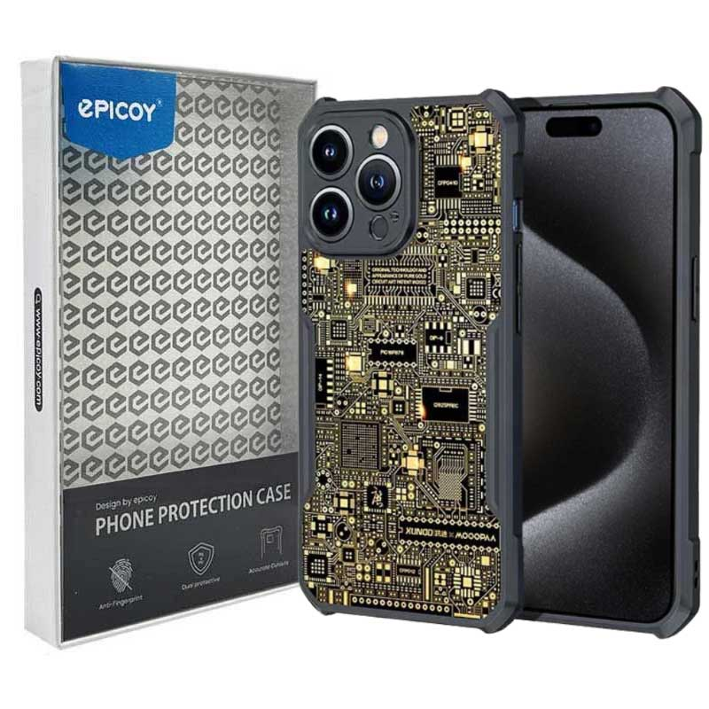 کاور اپیکوی گوشی موبایل اپل iPhone 15 Pro Max مدل Xundd Gold