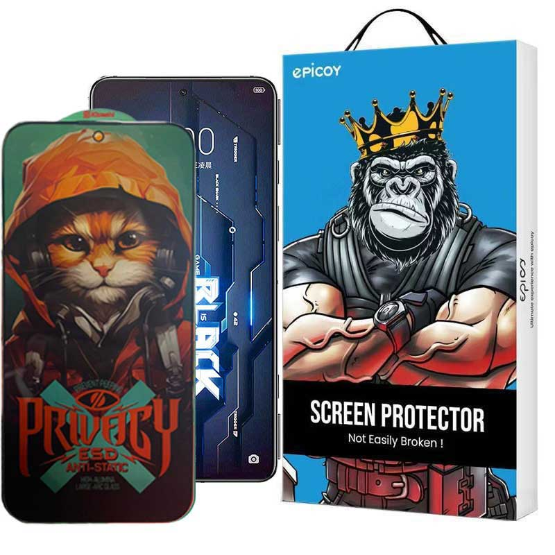 گلس حریم شخصی گوشی شیائومی Black Shark 5 Pro-5-4Pro-4-3-3S اپیکوی مدل Privacy Hoodie Cat گلس حریم شخصی گوشی شیائومی Black Shark 5 Pro-5-4Pro-4-3-3S اپیکوی مدل Privacy Hoodie Cat