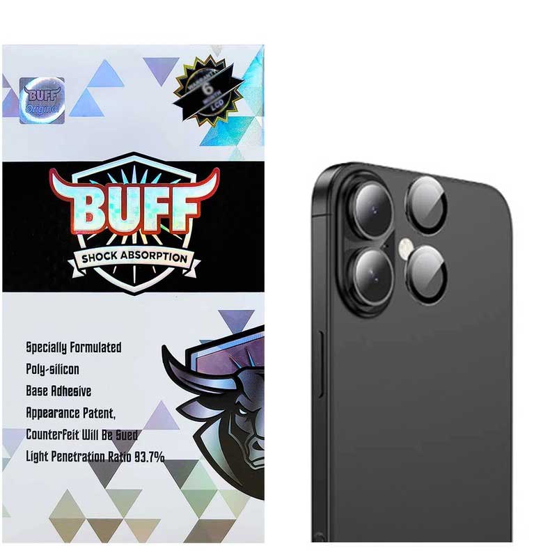 محافظ لنز دوربین گوشی اپل iPhone 16 - 16 Plus بوف مدل HD-ColorLenz-G