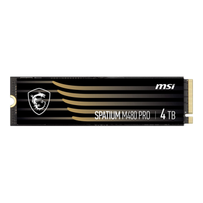 هارد اس اس دی اینترنال ام اس آی مدل SPATIUM M480 PRO PCIe 4.0 NVMe M.2 ظرفیت 4 ترابایت
