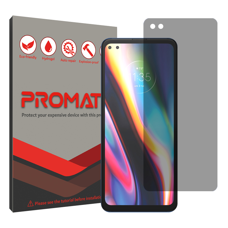 گلس حریم شخصی  گوشی موتورولا Moto G 5G Plus پرومیت مدل Resistant