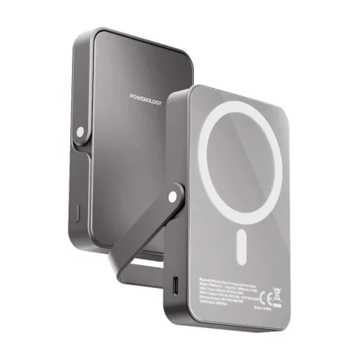 پاوربانک وایرلس پاورولوجی مدل MagSafe Power Glass Surface PPBCHA36 ظرفیت 10000 میلی آمپر ساعت توان 15 وات پاوربانک وایرلس پاورولوجی مدل MagSafe Power Glass Surface PPBCHA36 ظرفیت 10000 میلی آمپر ساعت توان 15 وات