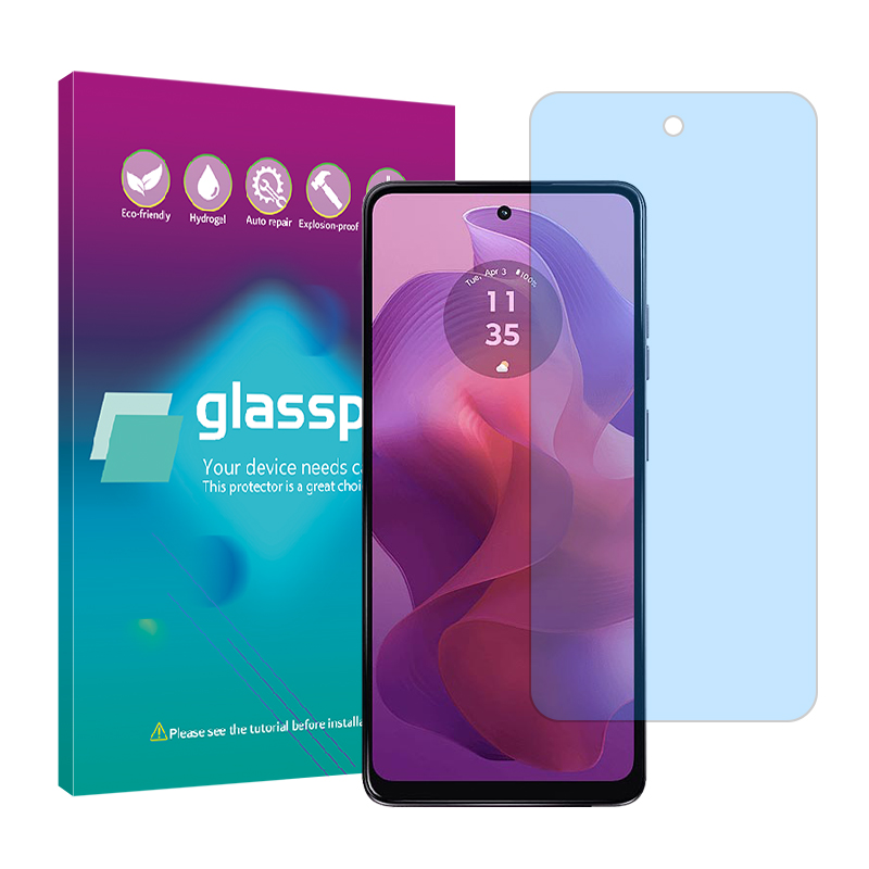 گلس گوشی موتورولا Moto G24 آنتی بلو گلس پرو مدل Resistant