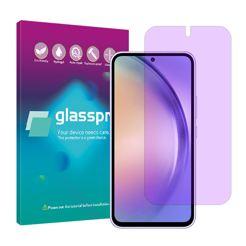 گلس گوشی سامسونگ Galaxy A54 آنتی پرپل گلس پرو مدل Resistant