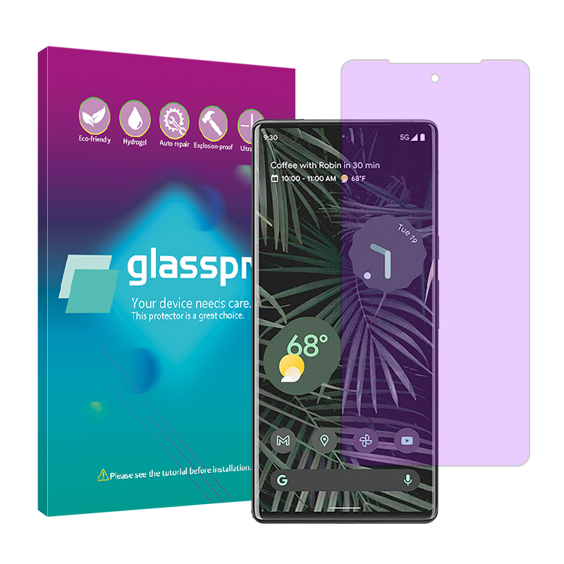 گلس گوشی موبایل گوگل Pixel 6 Pro گلس پرو مدل Resistant  آنتی پرپل