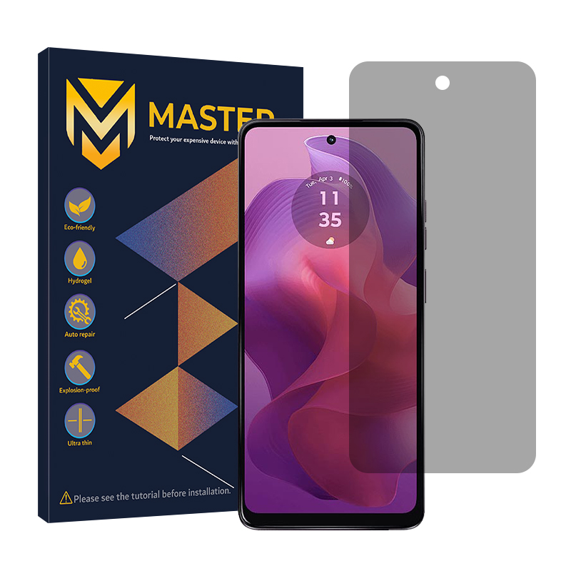 گلس گوشی موتورولا Moto G24 حریم شخصی مستر مدل Resistant