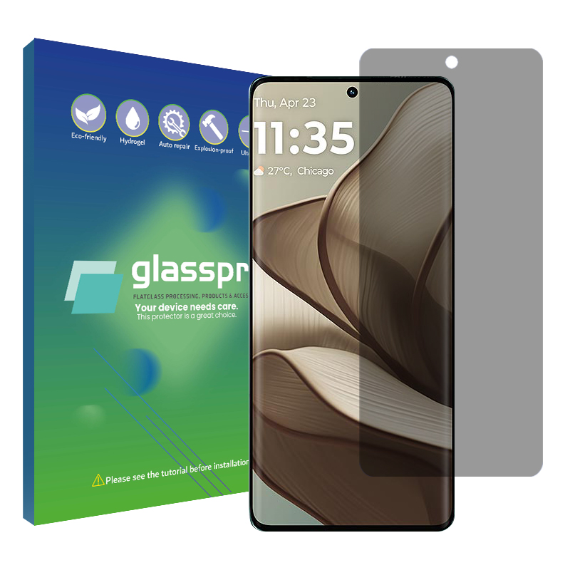 گلس گوشی موتورولا Edge 50 حریم شخصی گلس پرو مدل Resistant