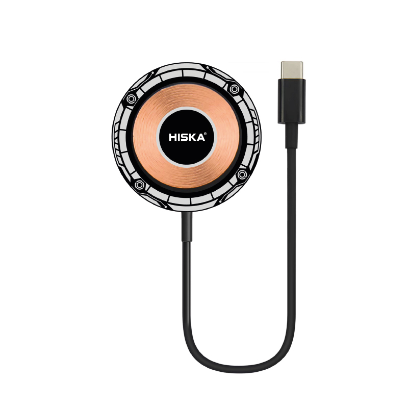 شارژر وایرلس هیسکا مدل HR-07 شارژر بی سیم هیسکا مدل HR-07