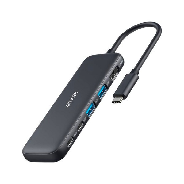 هاب 5 پورت تایپ سی انکر مدل 332 هاب 5 پورت USB-C انکر مدل 332