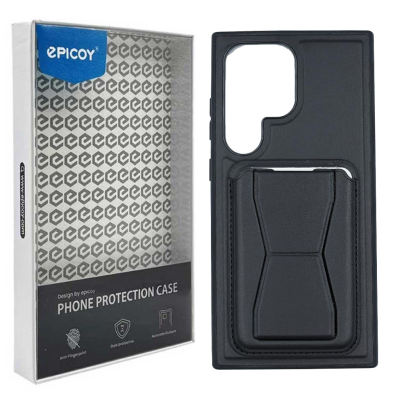 کاور گوشی سامسونگ Galaxy S25 Ultra اپیکوی مدل Pocket Leather Stand