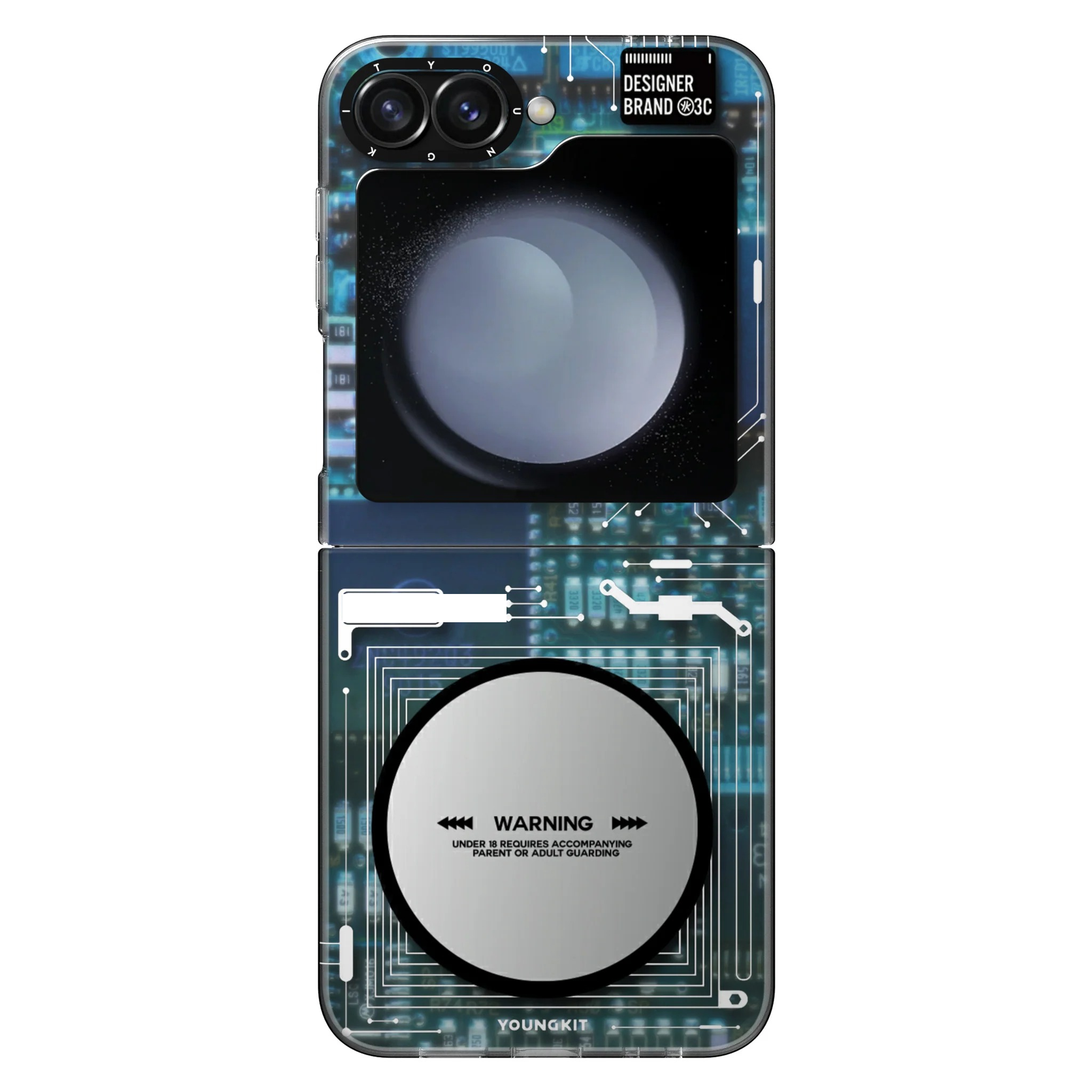 کاور گوشی سامسونگ Galaxy Z Flip 6 یانگ کیت مدل Technology Magnetic 018