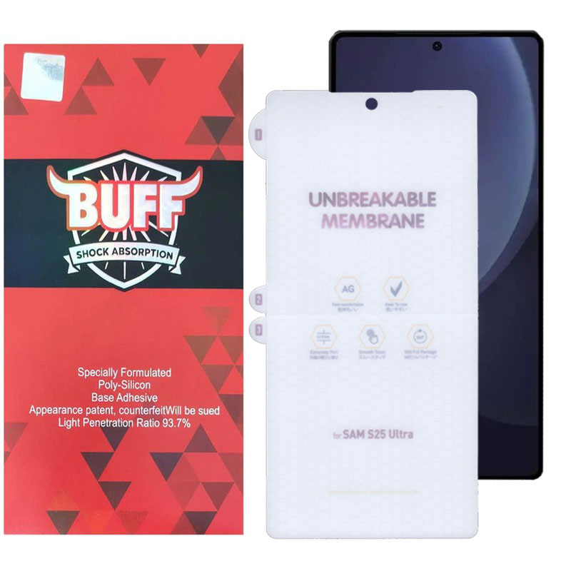 گلس گوشی مات سامسونگ Galaxy S25 Ultra بوف مدل Hydrogel-Matte