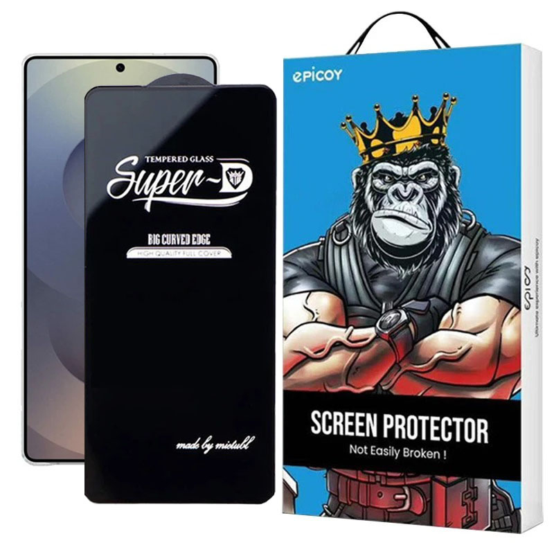 گلس گوشی 5D سامسونگ Galaxy S25 Ultra اپیکوی مدل Super