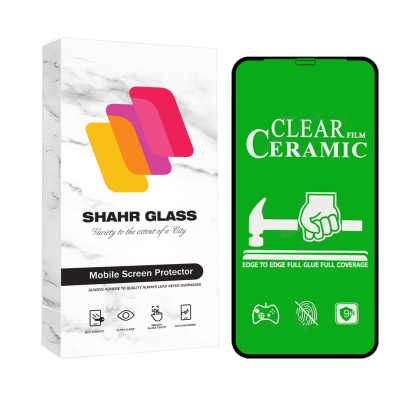 گلس گوشی اپل iPhone 11 سرامیکی شهر گلس مدل CERCLRSH