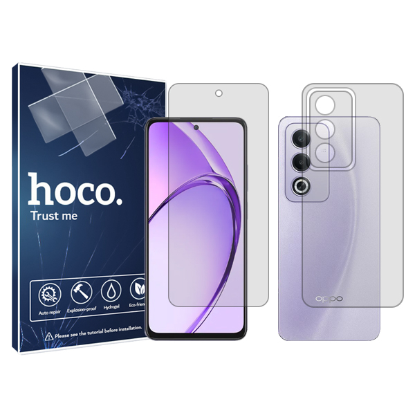 گلس گوشی اوپو A80 هوکو مدل Resistant به همراه محافظ پشت گوشی