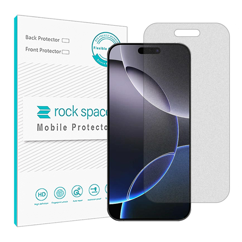 گلس گوشی مات اپل iPhone 16 Pro راک اسپیس مدل Shield گلس گوشی مات اپل iPhone 16 Pro راک اسپیس مدل Shield