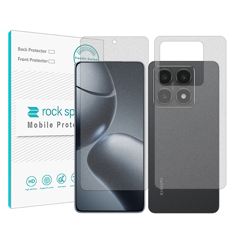 گلس گوشی مات شیائومی 14T راک اسپیس مدل Resistant به همراه محافظ پشت گوشی گلس گوشی مات شیائومی 14T راک اسپیس مدل Resistant به همراه محافظ پشت گوشی